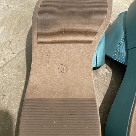 A New Day Turquoise Platform Sandal - Picture 4 of 4